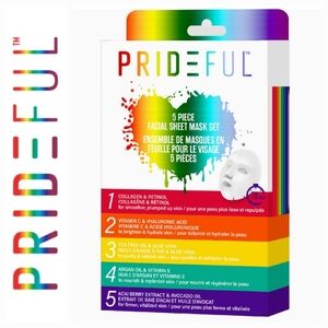 Prideful 5pc. Facial Sheet Mask